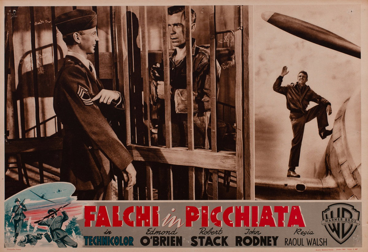 Fotobusta 4 per il film Falchi in picchiata (1948)