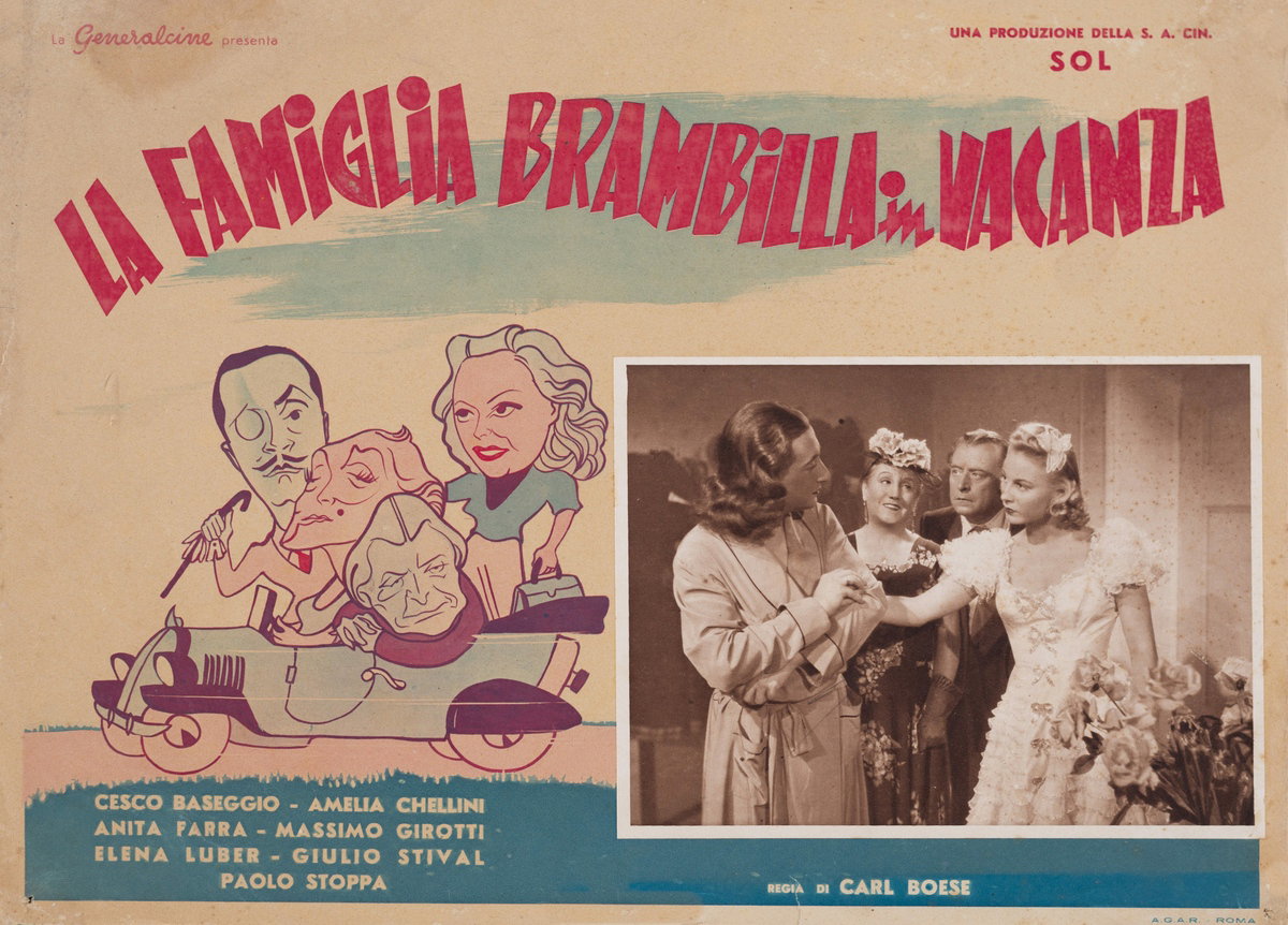 La famiglia Brambilla in vacanza - Fotobusta 1