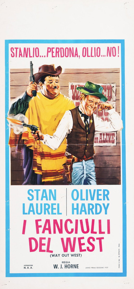 Locandina 2 per il film I fanciulli del West (Allegri vagabondi) (1937)