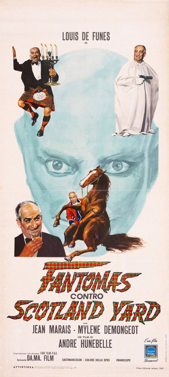 Fantomas contro Scotland Yard - Locandina 1