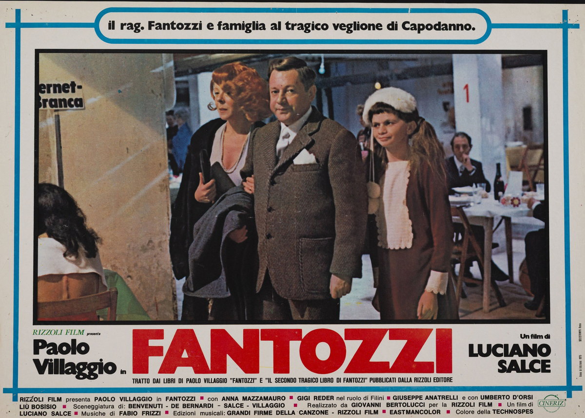 Fotobusta 5 per il film Fantozzi (1975)