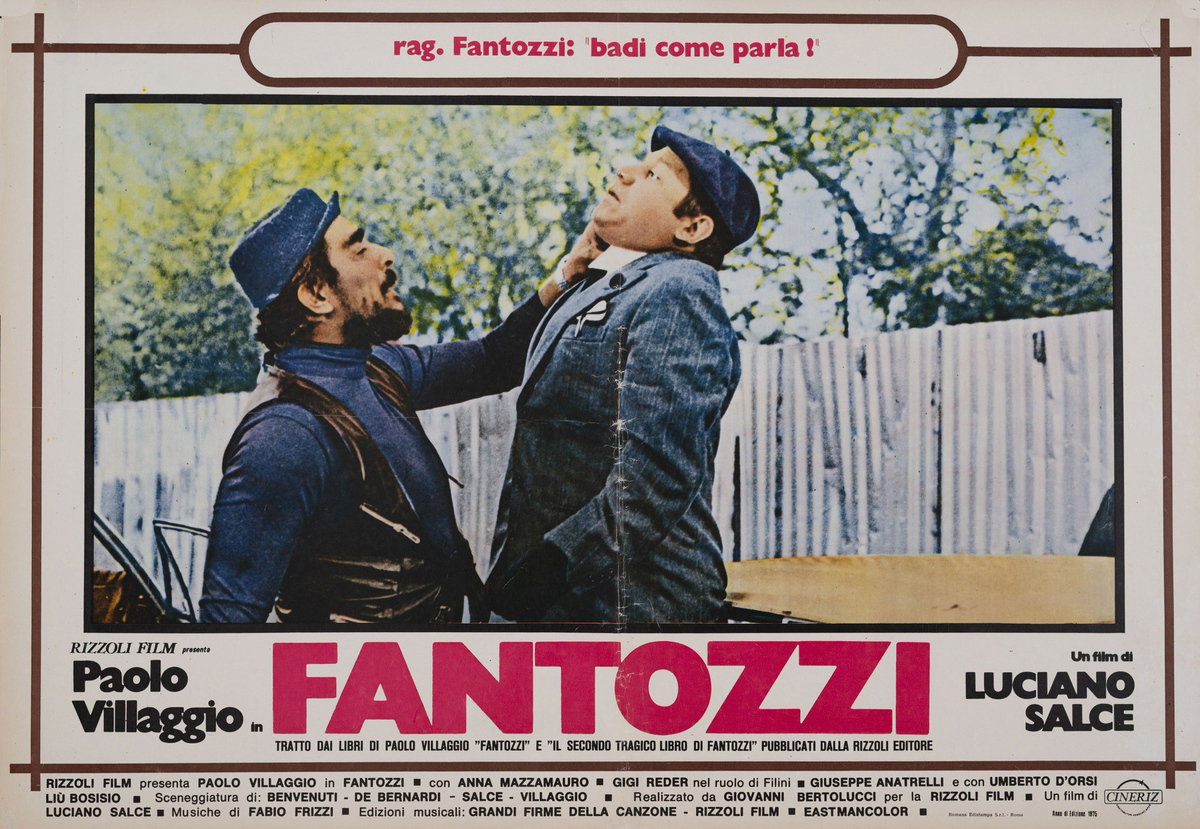 Fotobusta 8 per il film Fantozzi (1975)