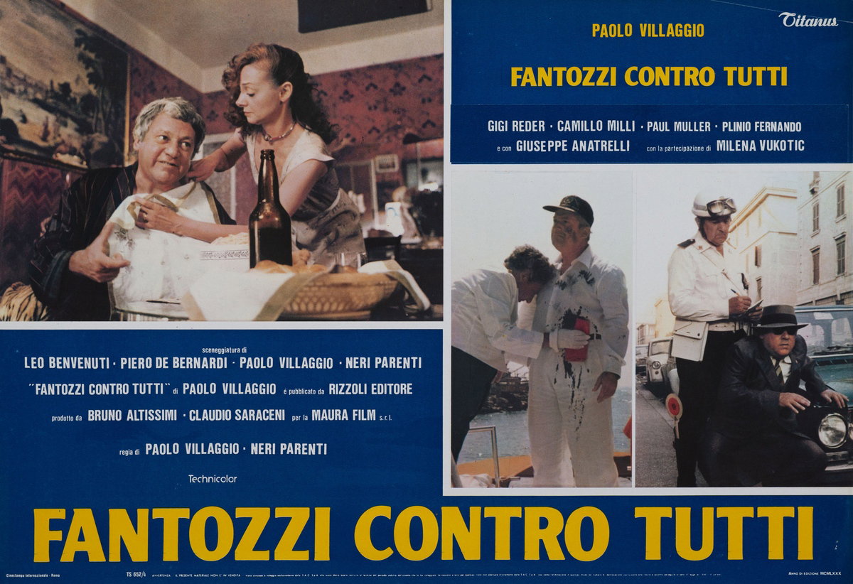 Lobby Card 4 for the film Fantozzi Against the Wind (1980)
