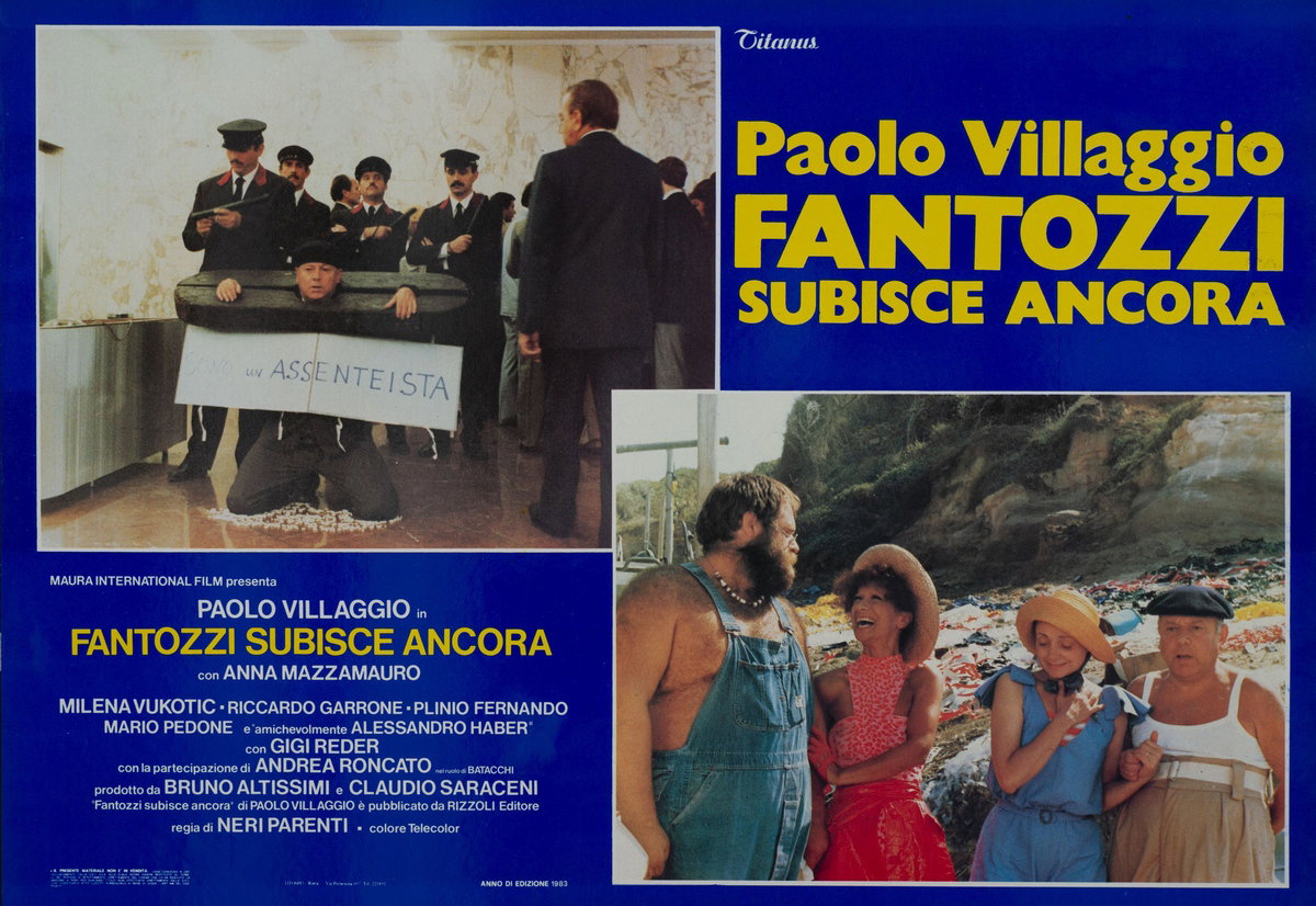 Fotobusta 4 per il film Fantozzi subisce ancora (1983)