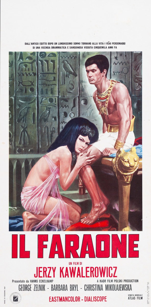 Locandina 2 for the film Pharaoh (1966), painted by Renato Casaro (Renè)
