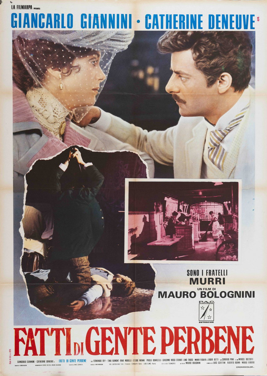 Manifesto 2 per il film Fatti di gente perbene (1974)