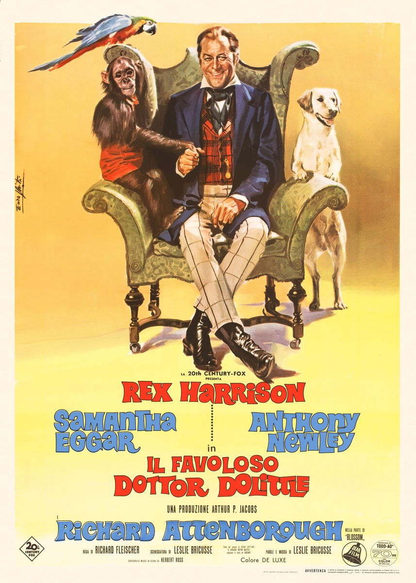 Il favoloso dottor Dolittle - Manifesto 1