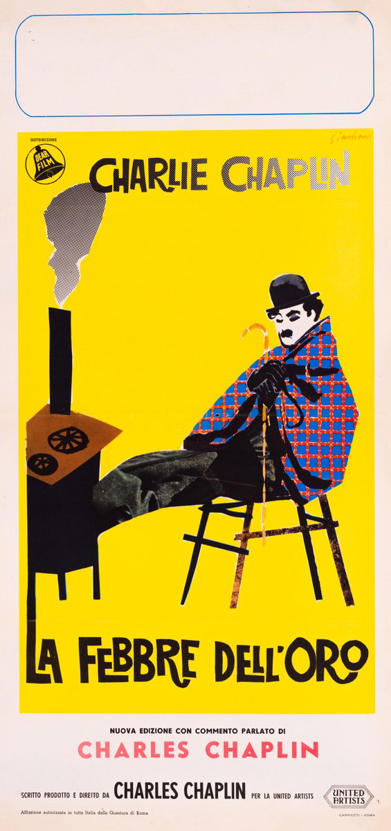 Locandina 2 per il film La febbre dell'oro (1925)