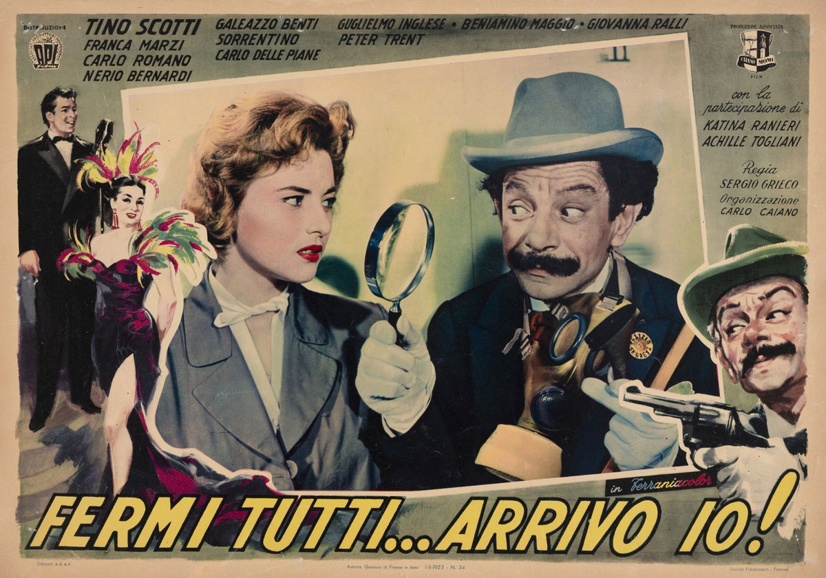 Fermi tutti... arrivo io! - Fotobusta 1