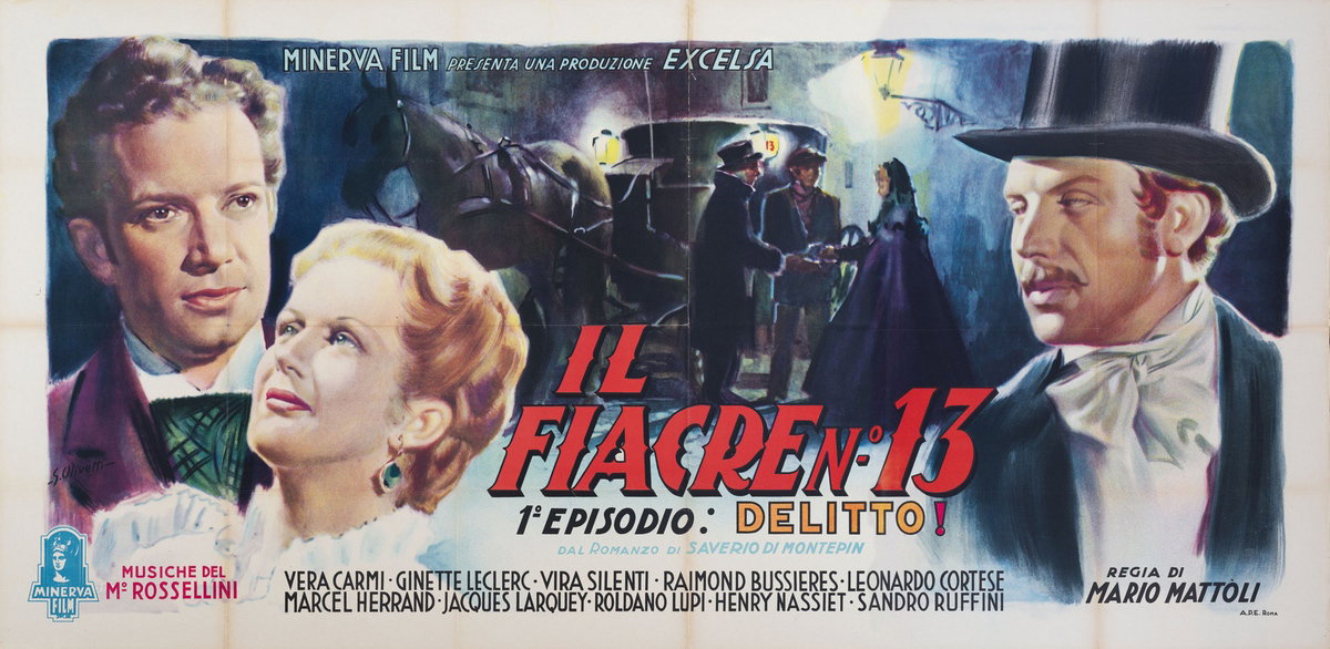 Manifesto 2 per il film Il fiacre N. 13 (1948)