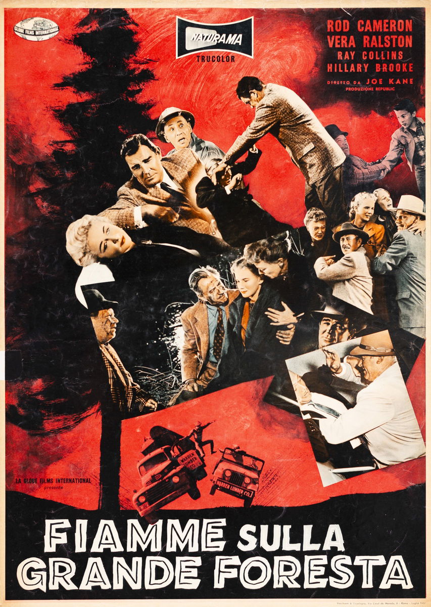 Fiamme sulla grande foresta - Fotobusta 1