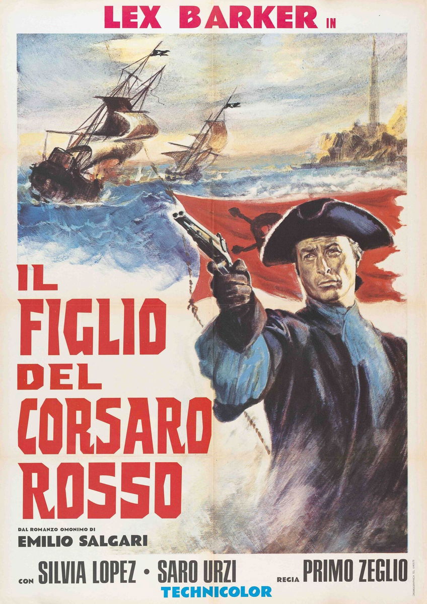 Il figlio del corsaro rosso - Manifesto 1