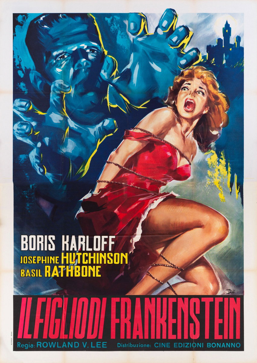 Manifesto 2 per il film Il figlio di Frankenstein (1939)