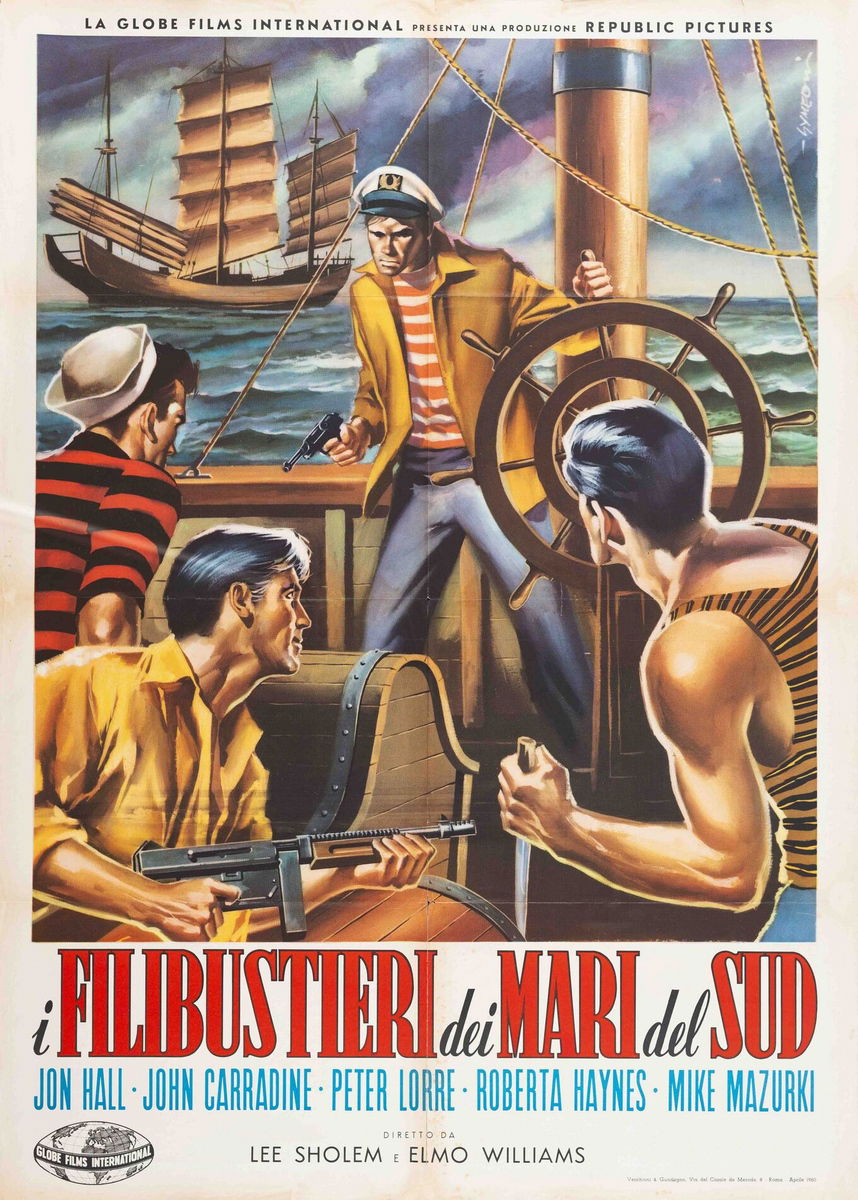 I filibustieri dei mari del sud - Manifesto 1