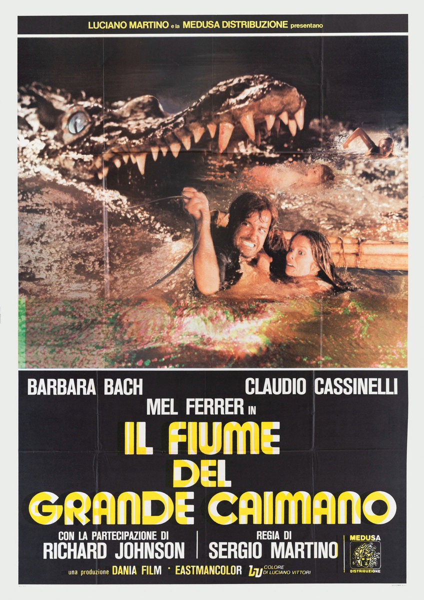 Manifesto 2 per il film Il fiume del grande caimano (1979)