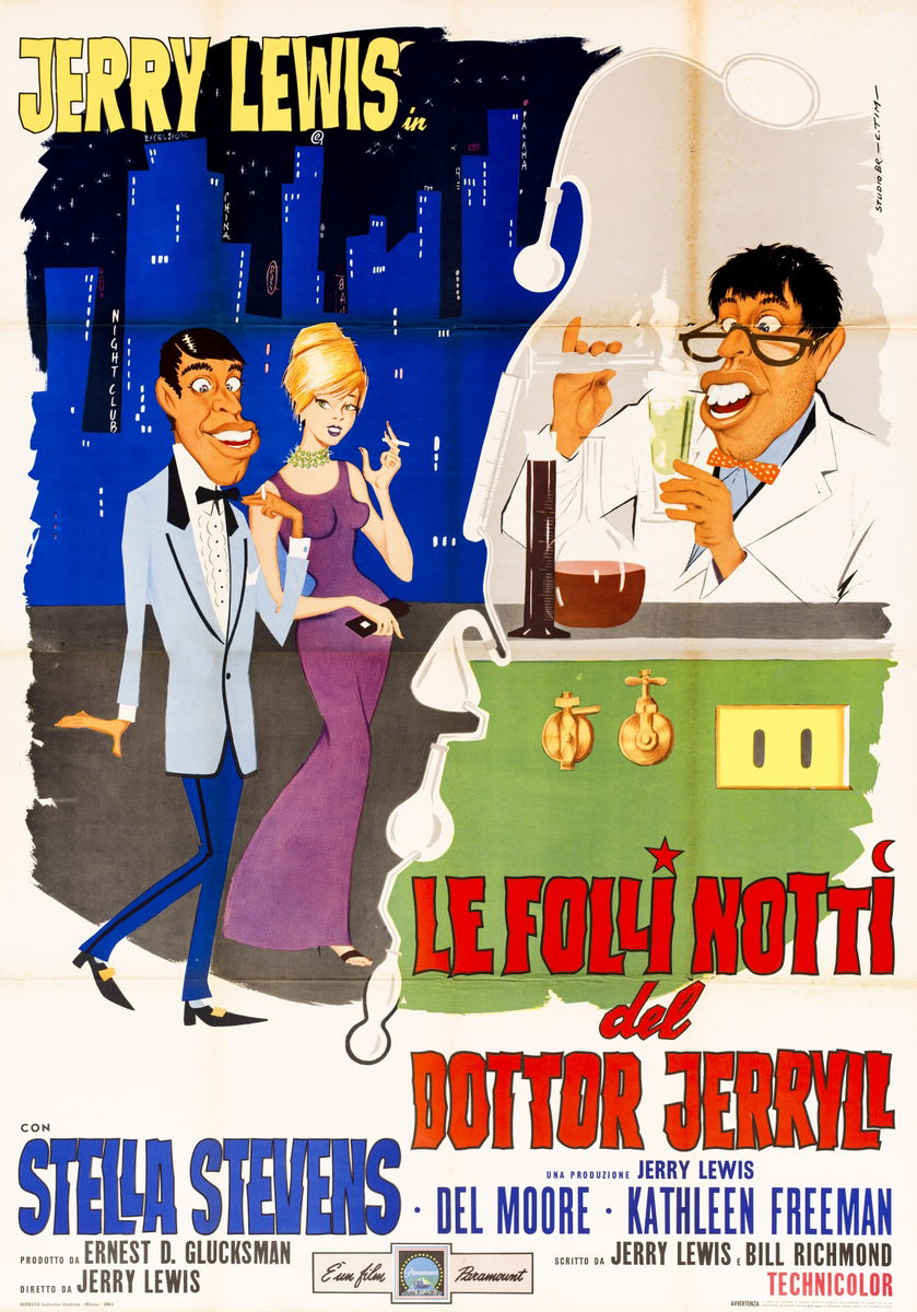 Le folli notti del dottor Jerryll - Manifesto 1