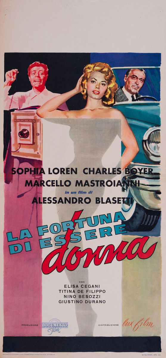 La fortuna di essere donna - Locandina 1