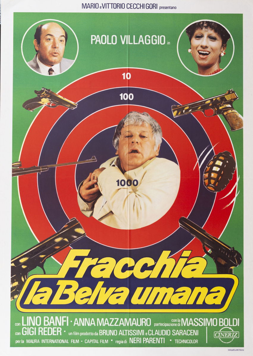 Fracchia la belva umana - Manifesto 1