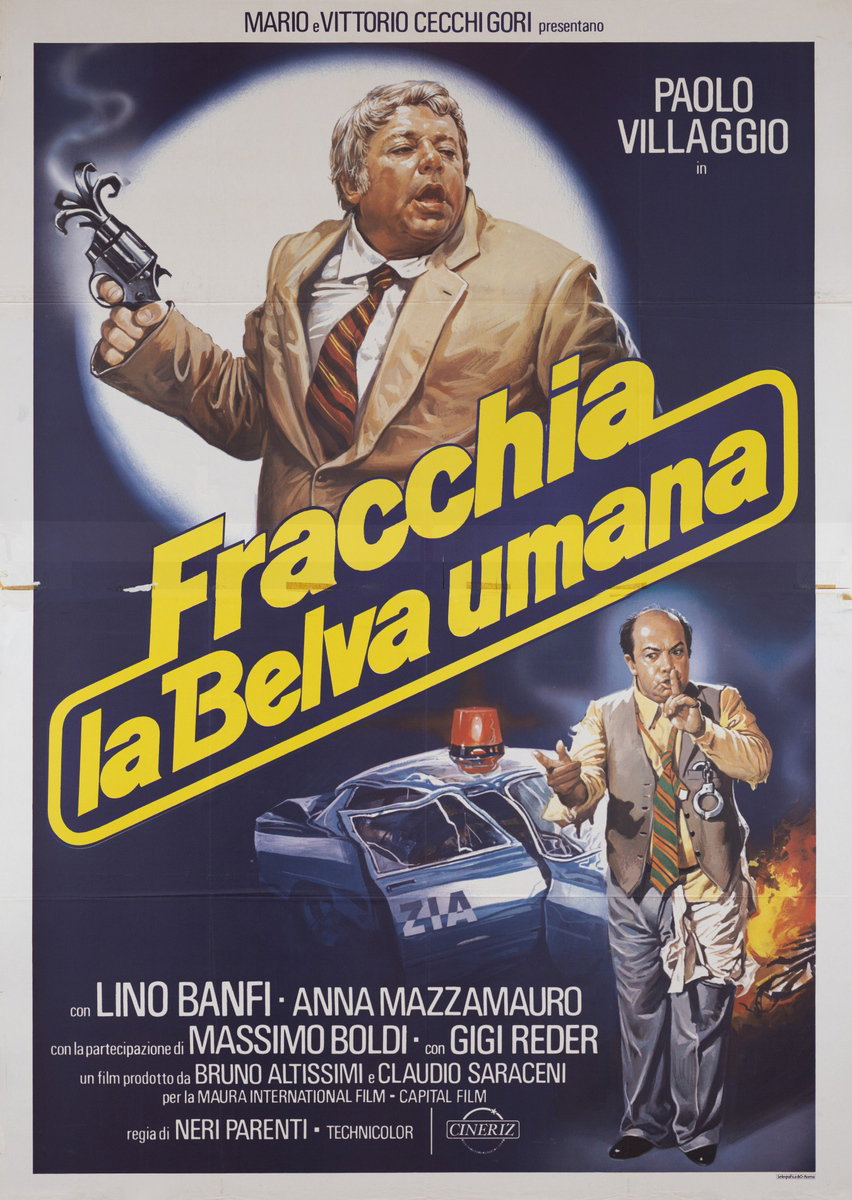Fracchia la belva umana - Manifesto 2
