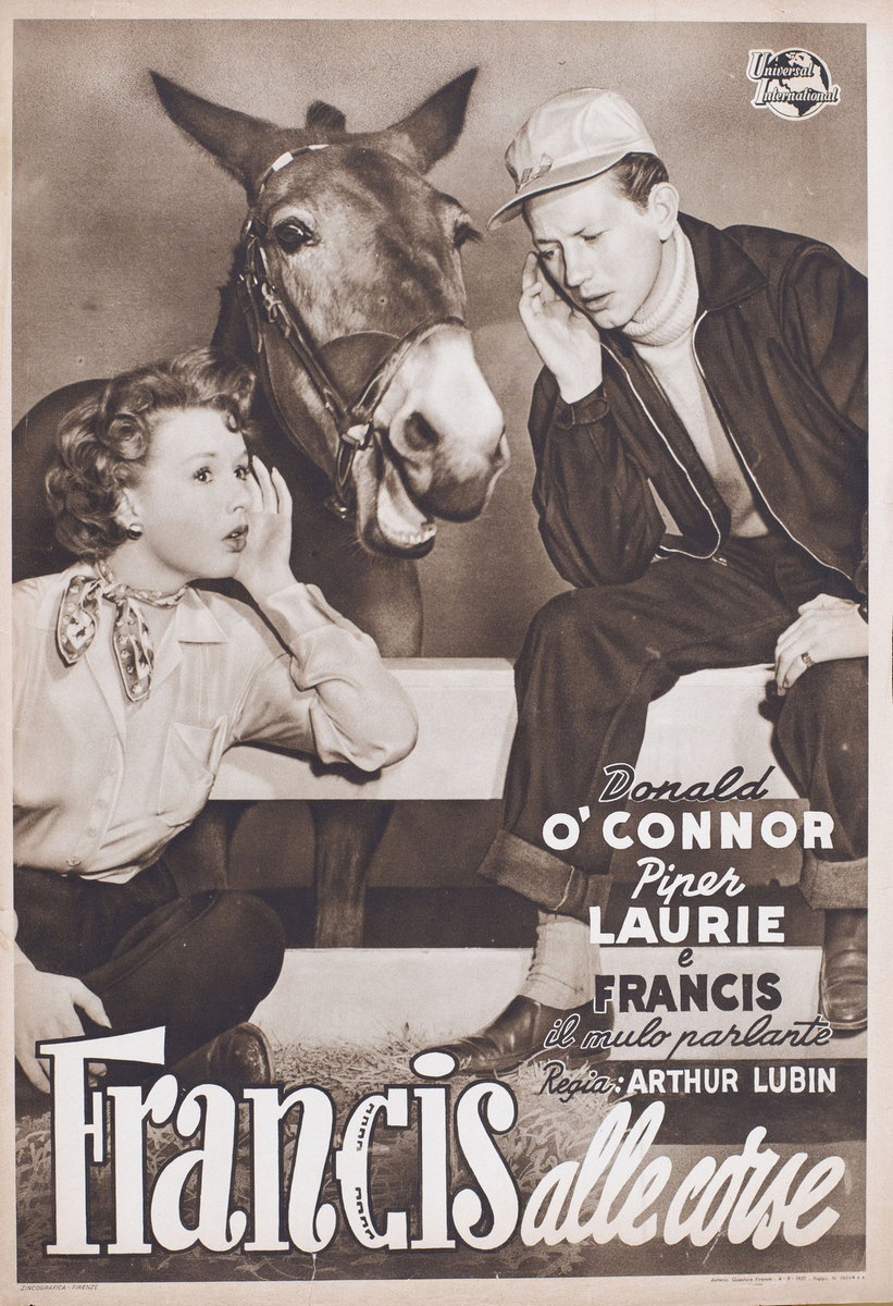 Lobby Card 3 for the film Francis Goes to the Races (1951)