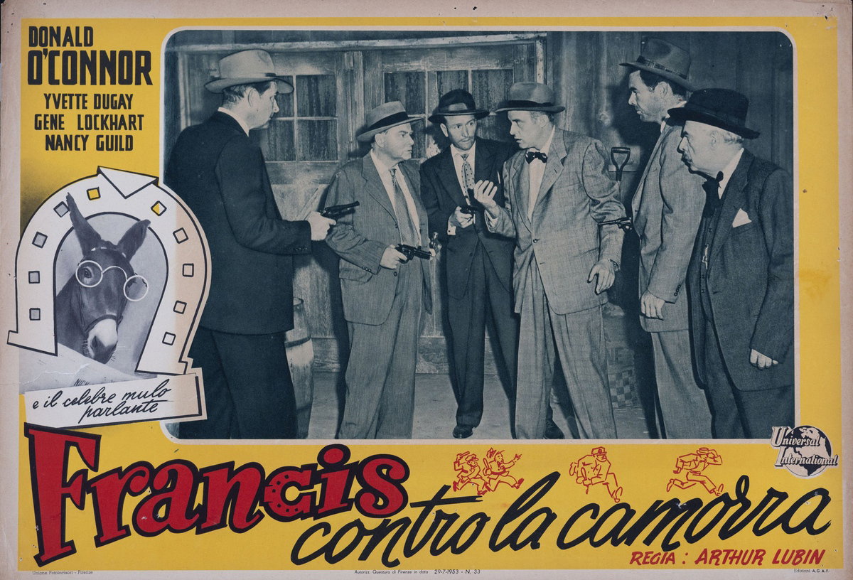 Lobby Card 10 for the film Francis Covers the Big Town (1953)