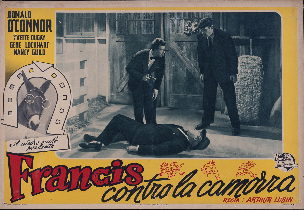 Lobby Card 7 for the film Francis Covers the Big Town (1953)