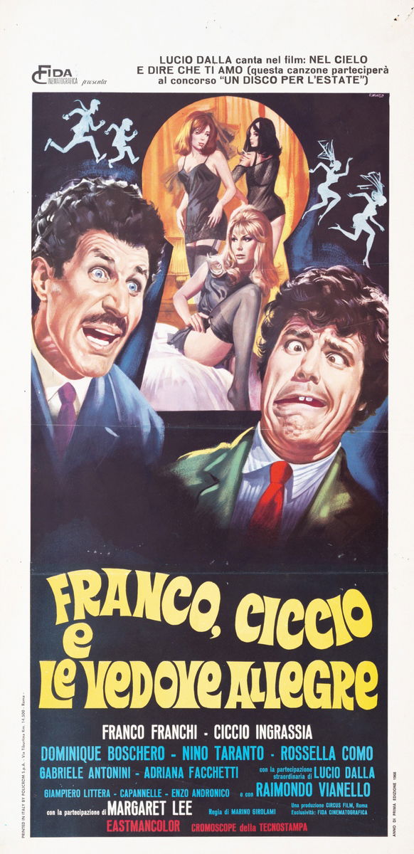 Franco, Ciccio e le vedove allegre - Locandina 1