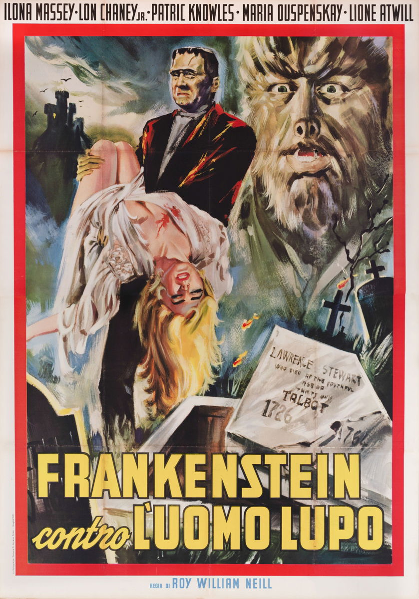 Frankenstein Meets the Wolf Man - Poster 1