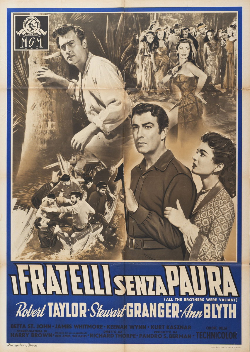 Manifesto 4 per il film I fratelli senza paura (1953)
