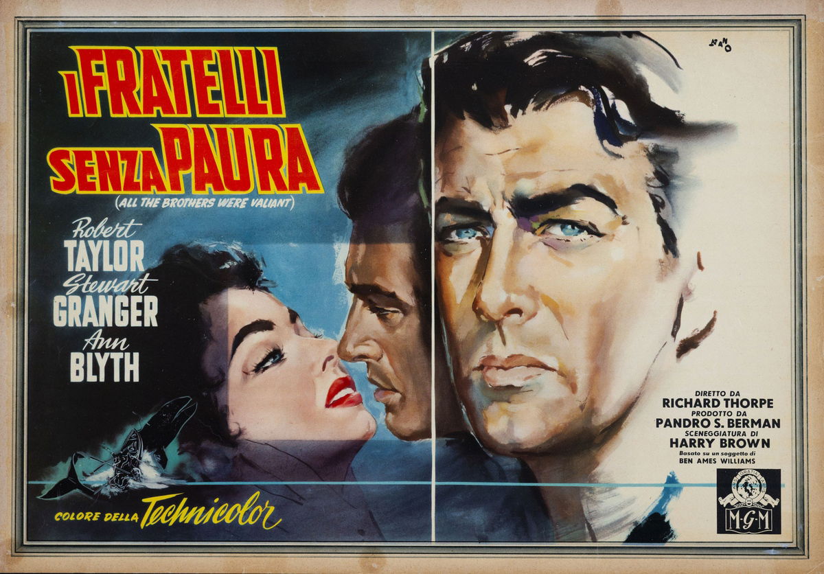 All the Brothers Were Valiant - Fotobusta 1