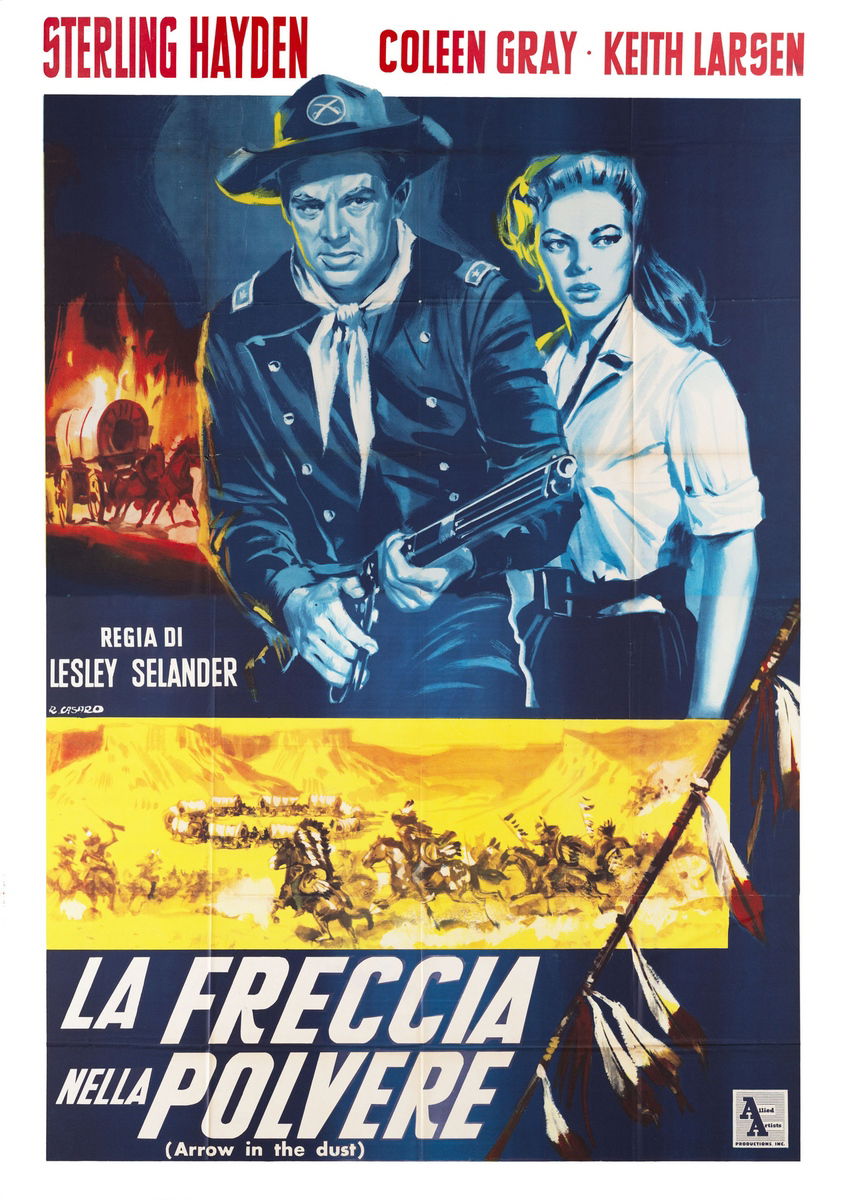 La freccia nella polvere - Manifesto 1