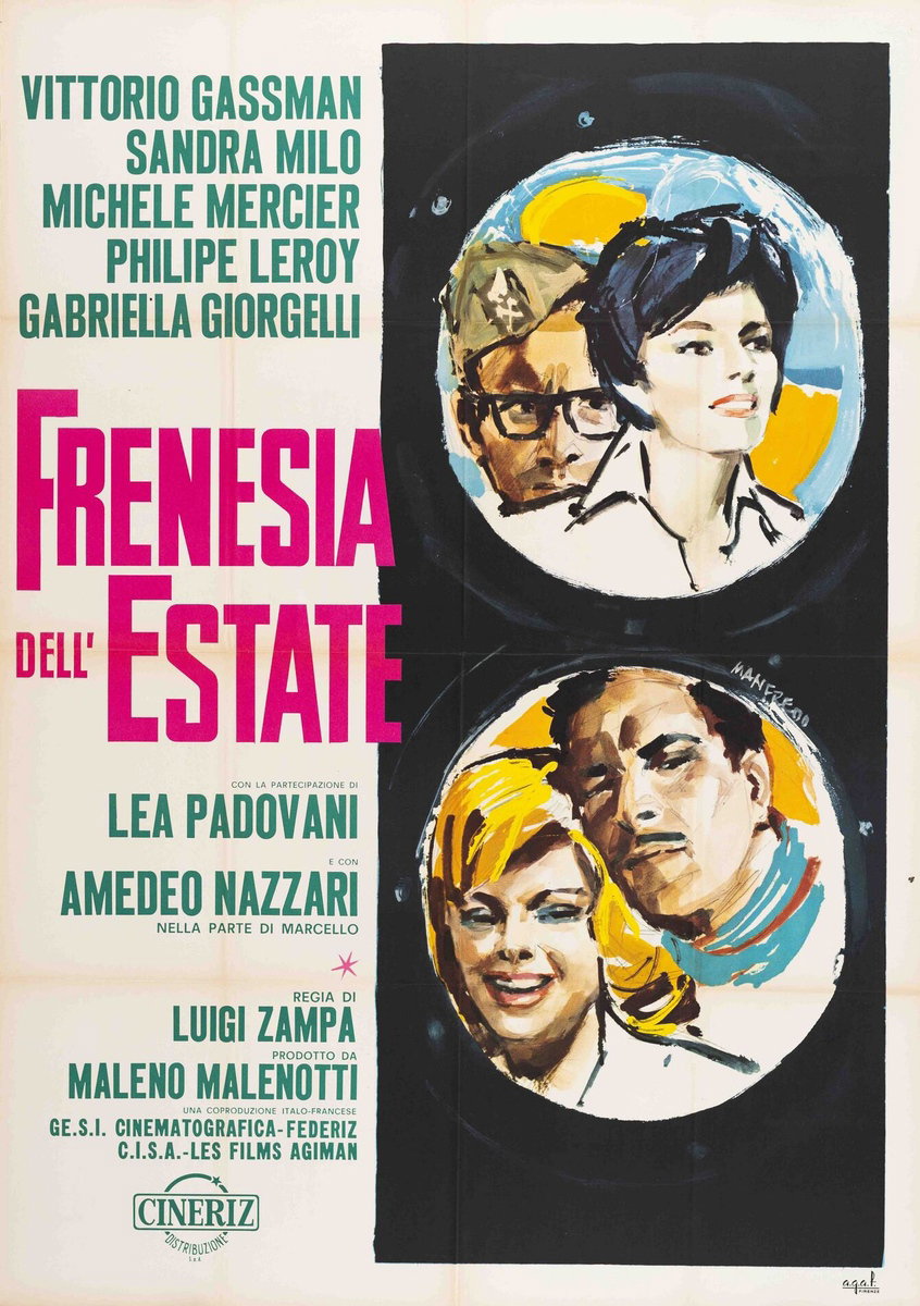 Manifesto 2 per il film Frenesia dell'estate (1964)