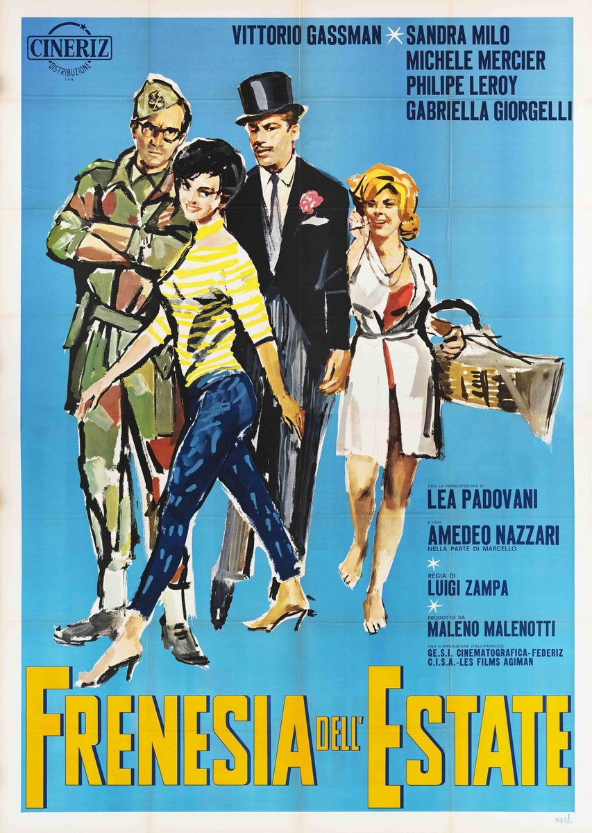 Manifesto 3 per il film Frenesia dell'estate (1964)