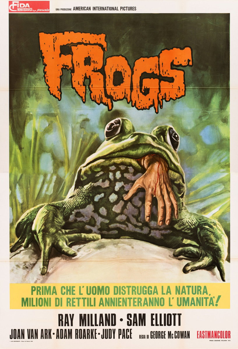 Poster 2 for the film Frogs (1972)