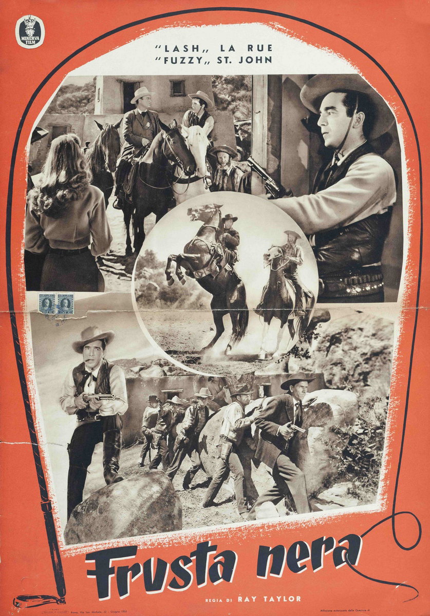 Fotobusta 2 per il film La frusta nera (1955)