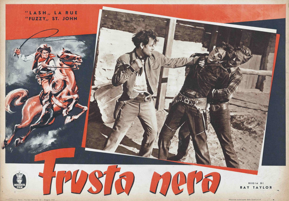 Fotobusta 3 per il film La frusta nera (1955)