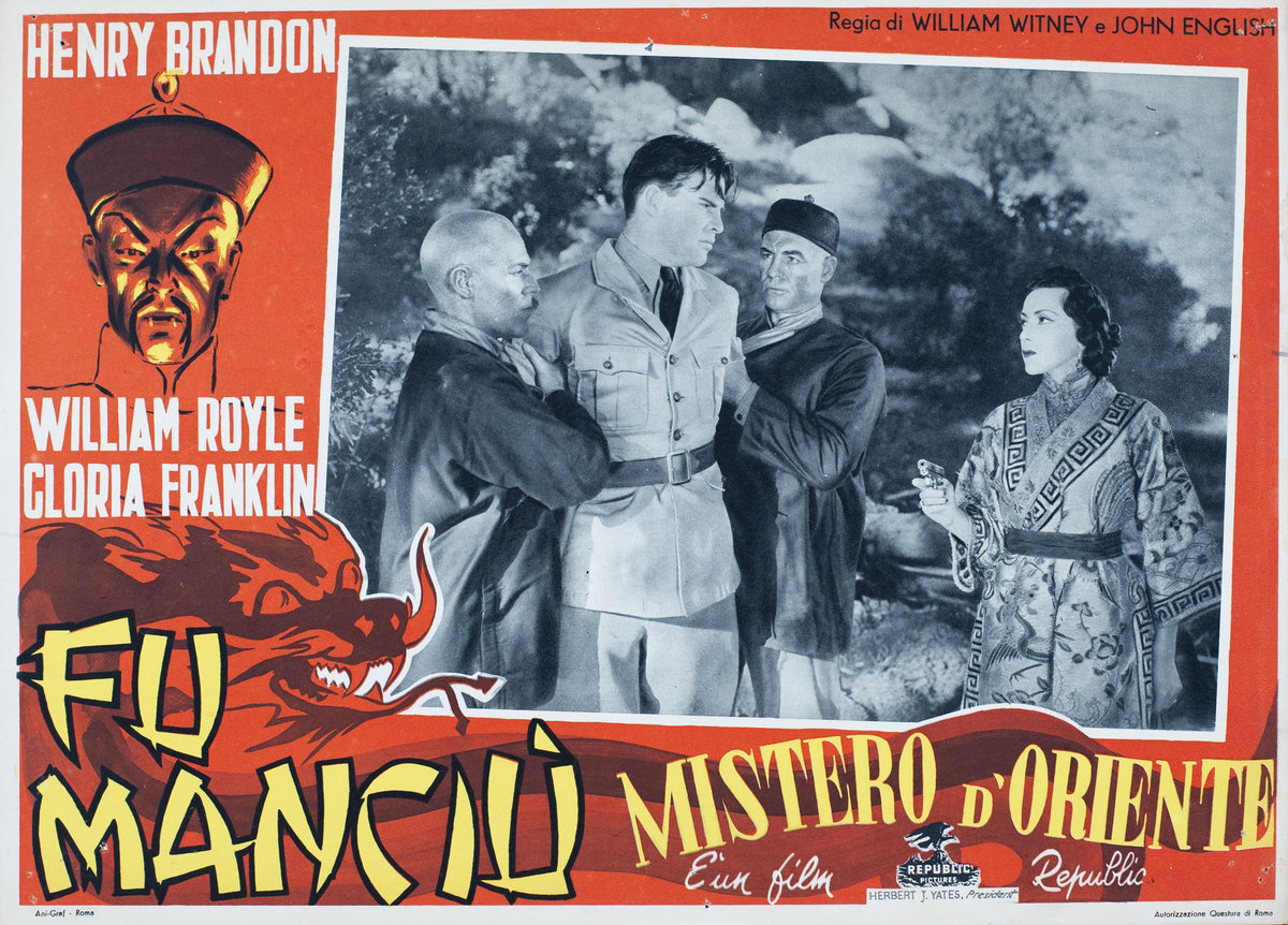 Lobby Card 3 for the film Drums of Fu Manchu (1943)