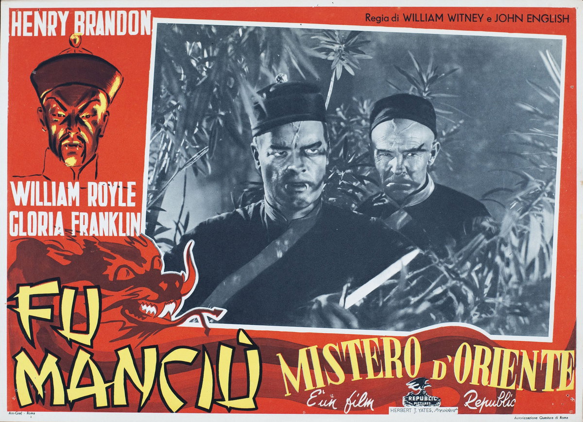 Lobby Card 2 for the film Drums of Fu Manchu (1943)