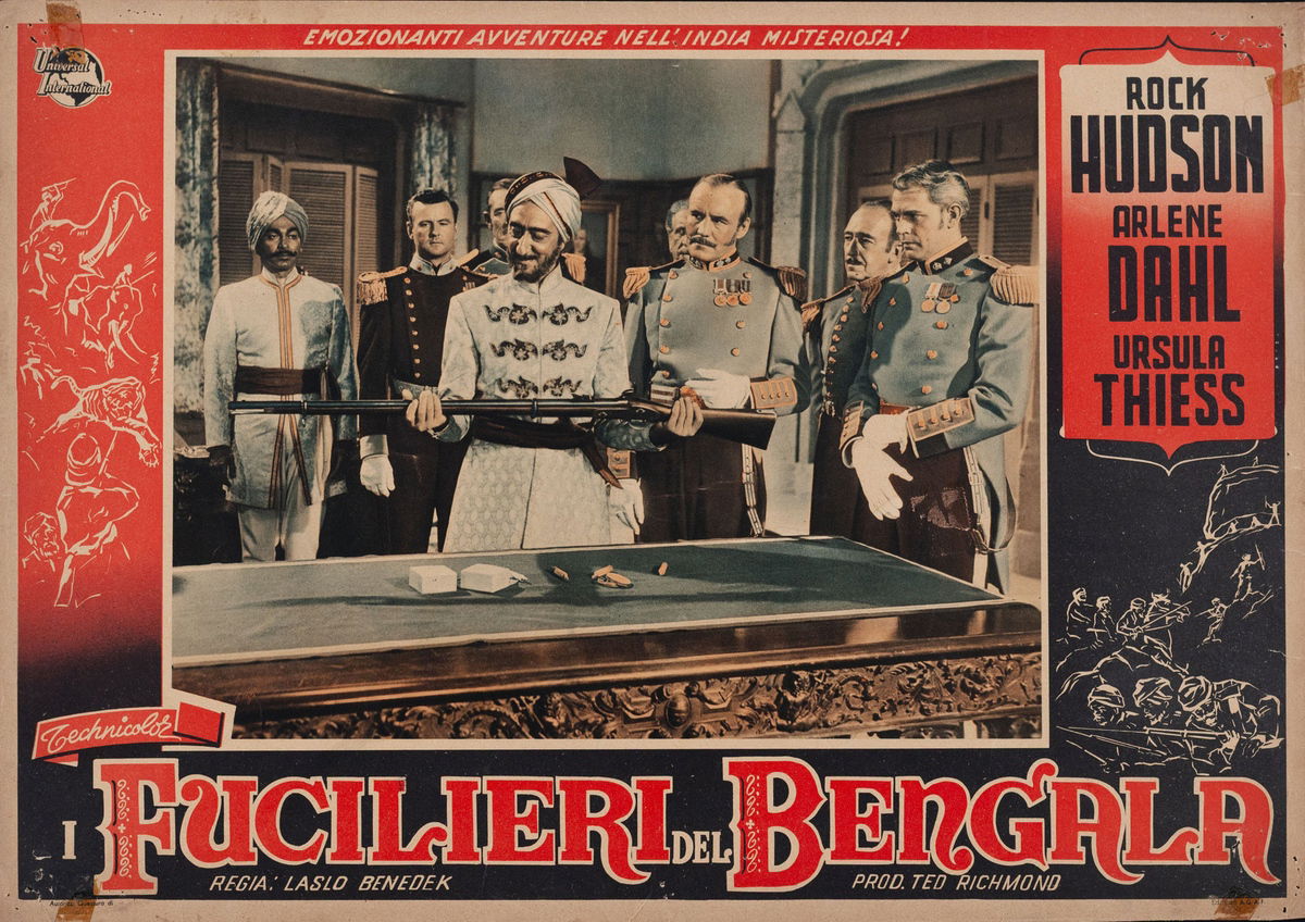 I fucilieri del Bengala - Fotobusta 1