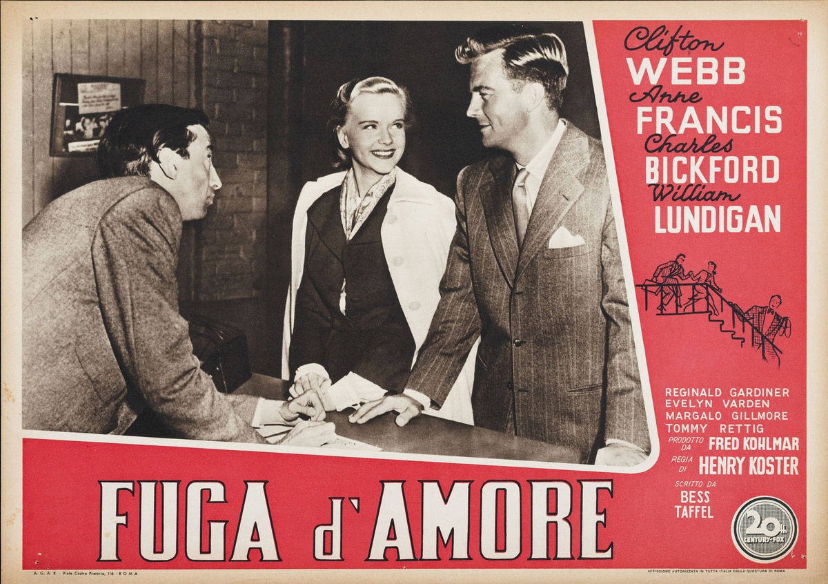 Fuga d'amore - Fotobusta 1