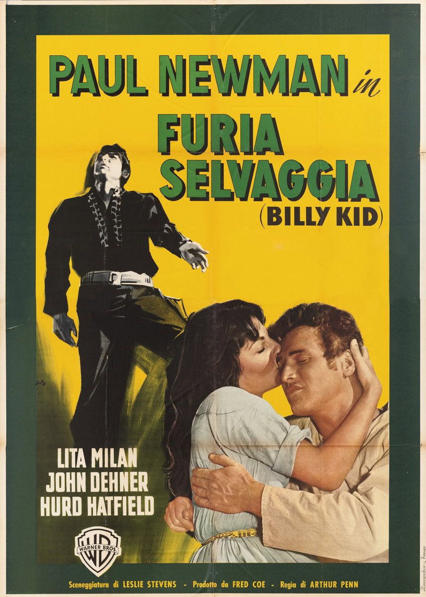 Furia selvaggia - Billy Kid - Manifesto 3
