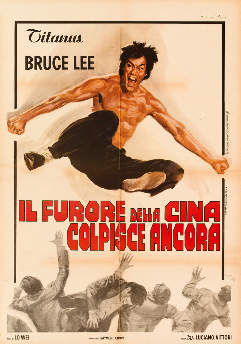 Poster 2 for the film The Big Boss (1971), painted by Averardo Ciriello