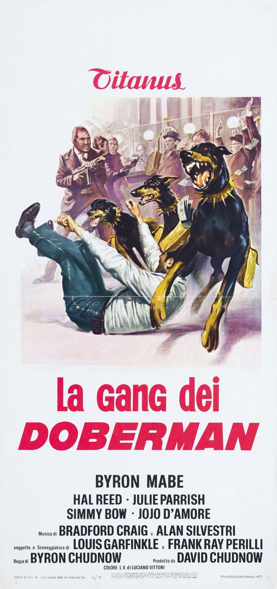 The Doberman Gang - Lobby Card 1
