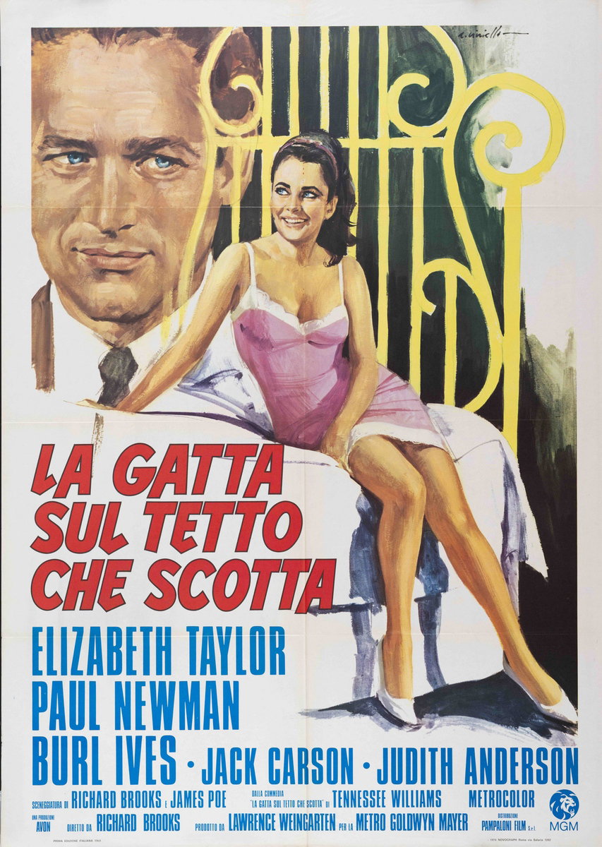 La gatta sul tetto che scotta - Manifesto 3