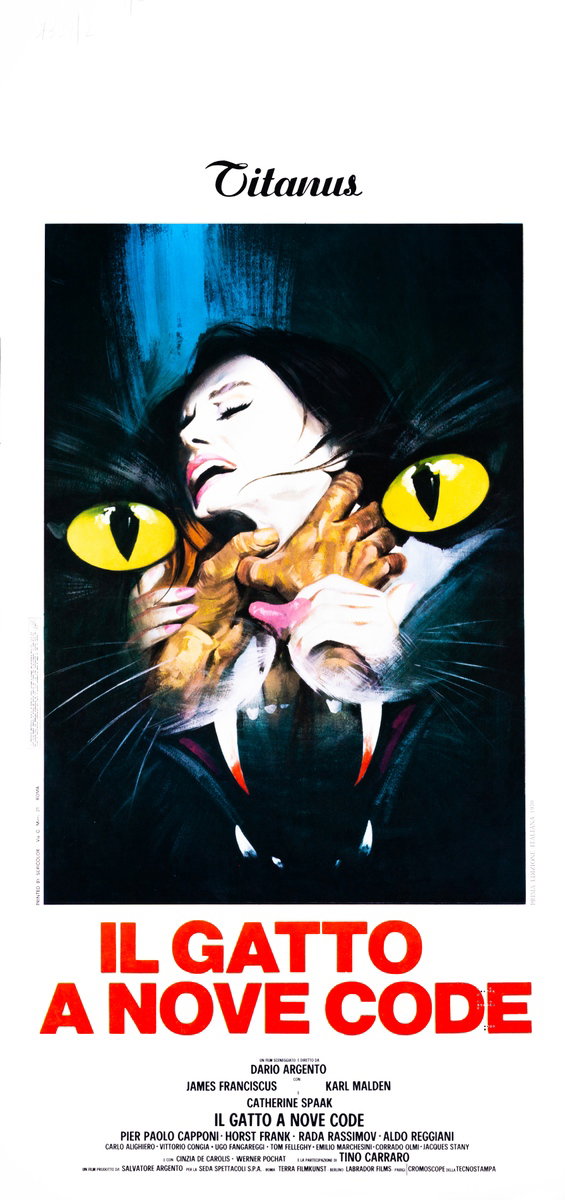 Locandina 2 per il film Il gatto a nove code (1971)