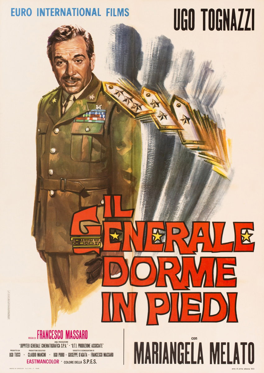 Poster 2 for the film Il generale dorme in piedi (1974)