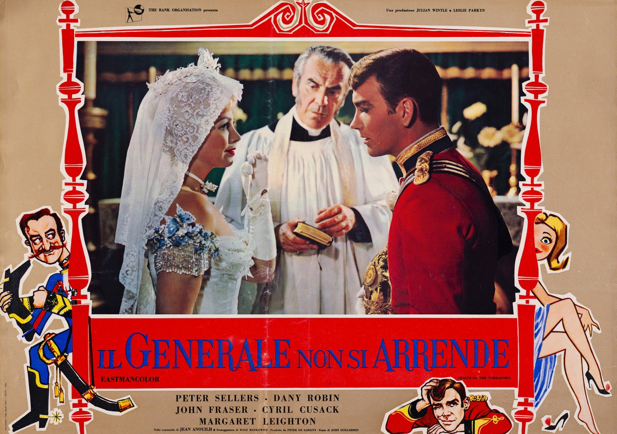 Lobby Card 3 for the film Waltz of the Toreadors (1962)