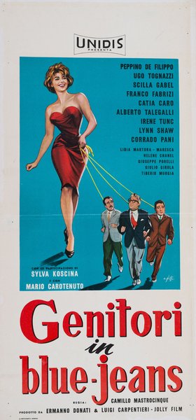 Genitori in blue-jeans