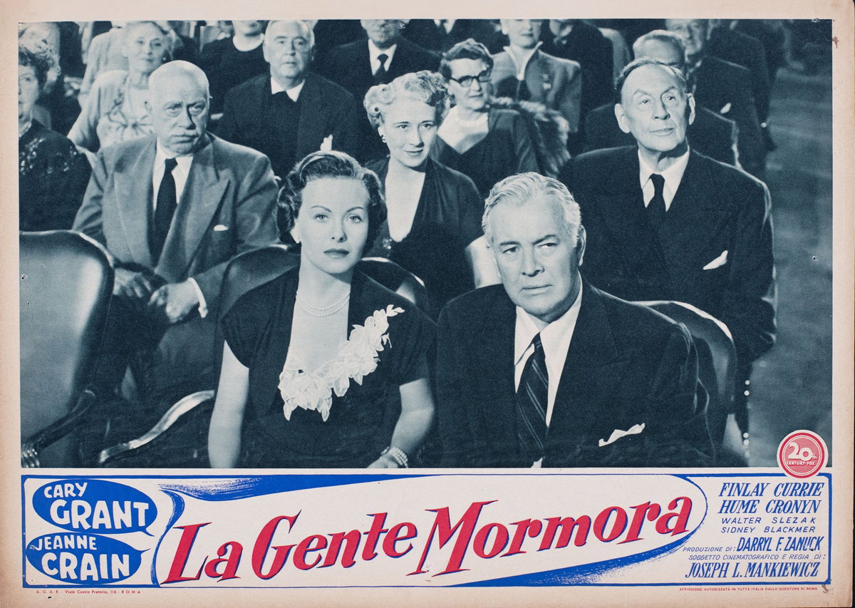 Fotobusta 2 per il film La gente mormora (1951)