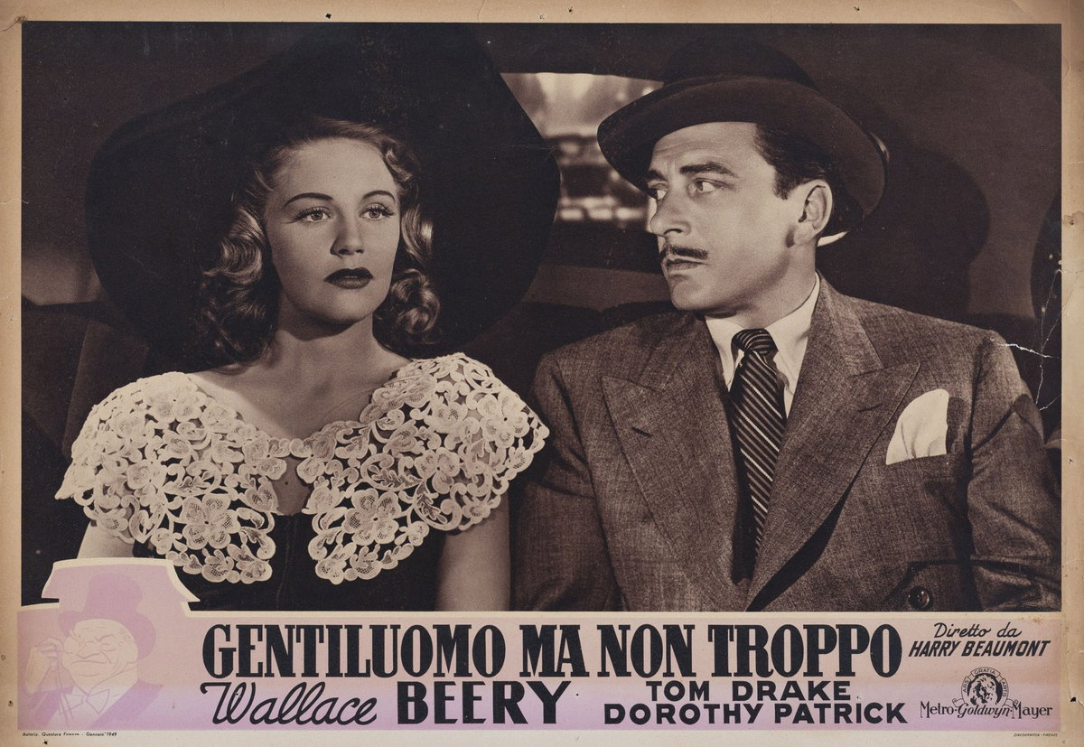 Fotobusta 2 per il film Gentiluomo ma non troppo (1948)